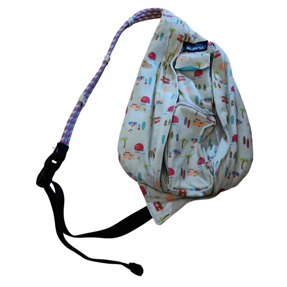 Kavu Handbags - Kavu Rope Sling Bag Cotton Shoulder Crossbody Backpack‎ Camping Surfboard